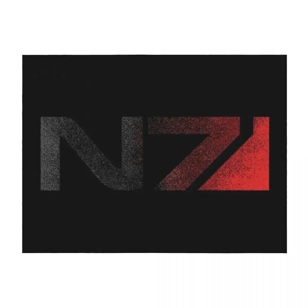 

Mass Effect N7 Distressed Logo Throw Blanket for babies Decorative Sofa Decoratives Soft Blankets