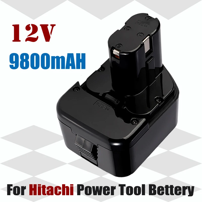 12V 9800mAh for Hitachi EB1212S Battery EB1220BL EB1214S WR12DMR CD4D DH15DV C5D Battery Drill Batteries