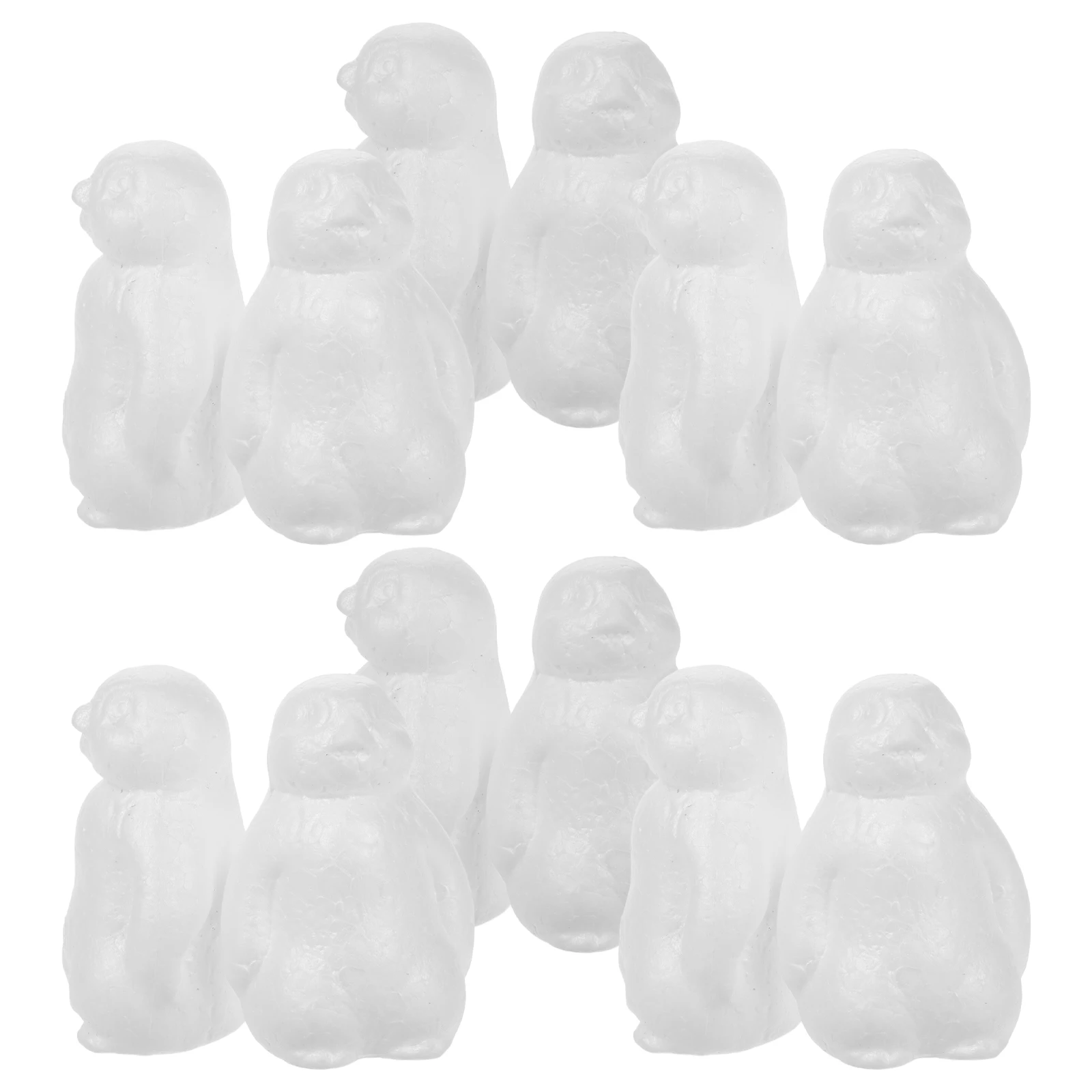 20 pçs diy sem pintura espuma pinguim artesanato kit crianças conjunto de construção criativa para casa escola jardim de infância projetos de arte decorativa