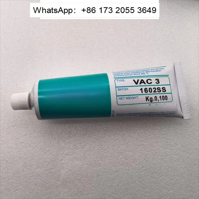 Perfluorinated Vacuum Grease VAC3 100g Toothpaste Tube High Temp Resistant For Vacuum Equipment Sealing Lubrication