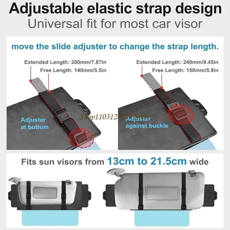 N5KD PU Vehicle Sun Shade Extender for Front And Side Window Prevents Fading
