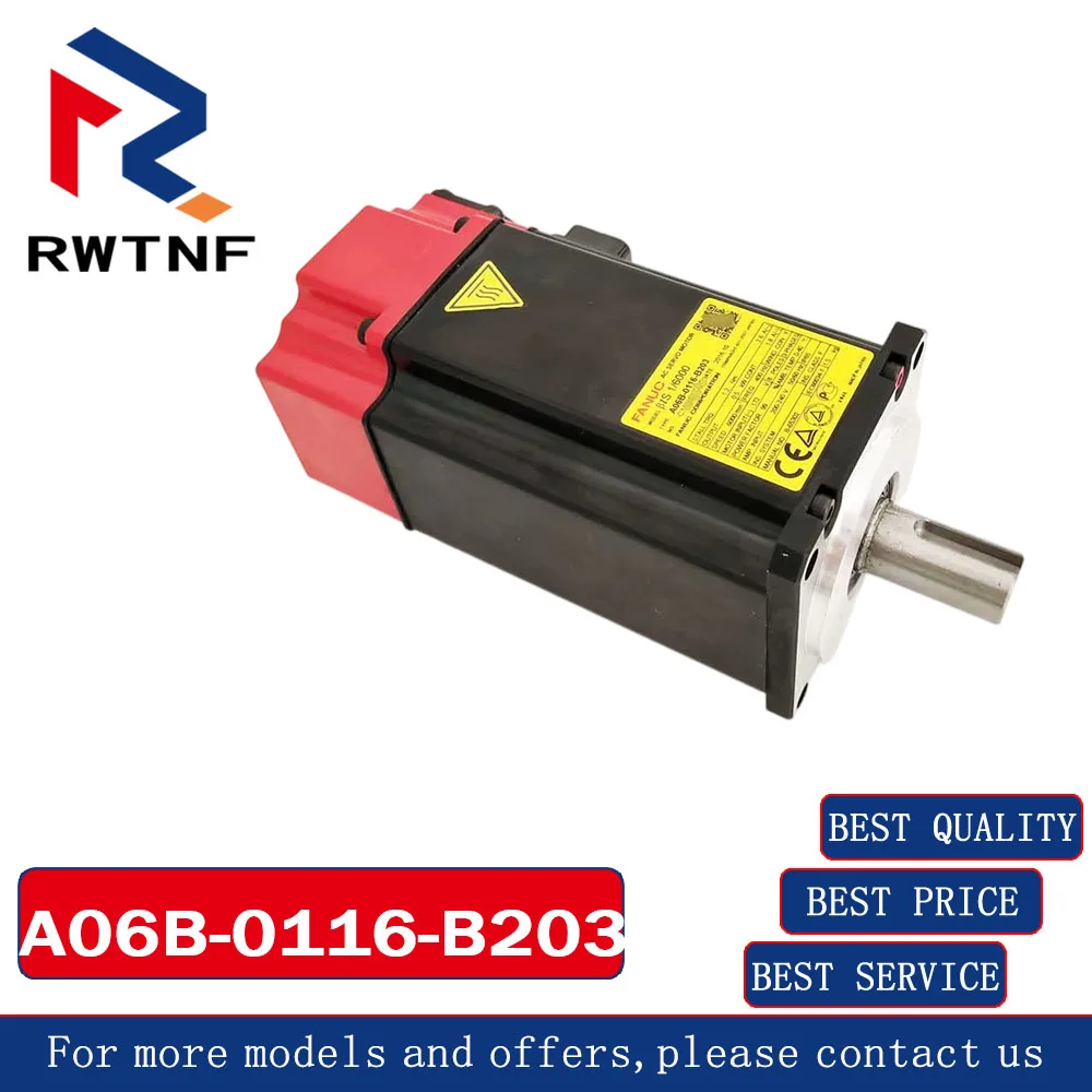 Brand New Genuine A06B-0116-B203 FANUC AC servo motor,100% original warehouse stock