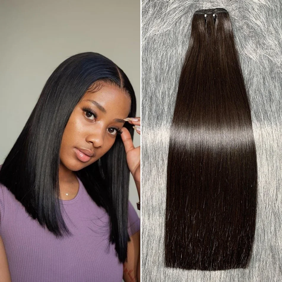 

4-24 Inches SDD Bone Straight Human Hair Extensions Virgin hair 100% 3 4 Bundle Deals Unprocess Human Hair Bundles with Closure