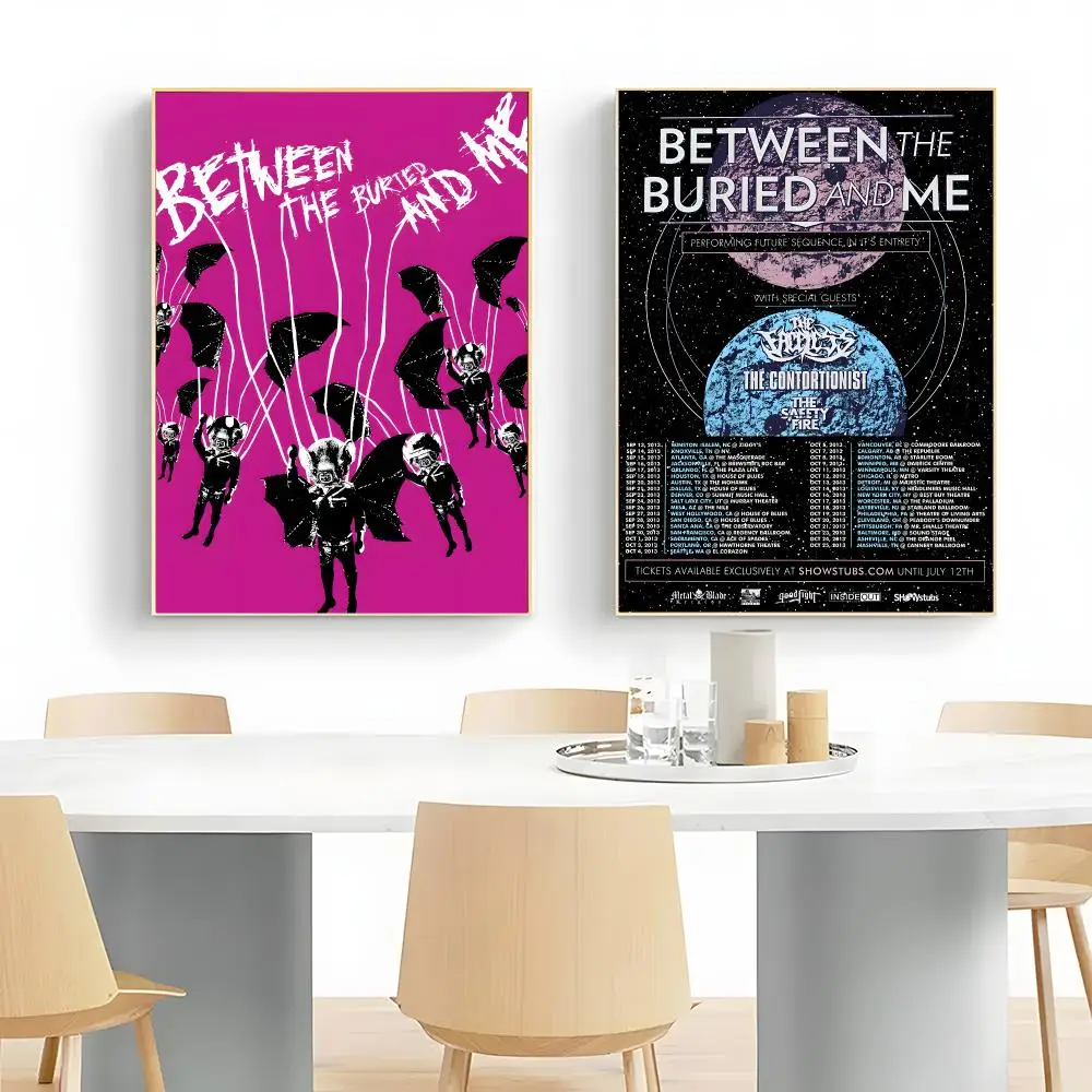 Progressive Band B-Between the Buried and Me Poster Wall Art Print Decorative Mural Home Decor Gift Unframed