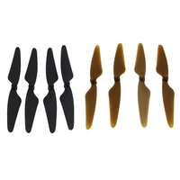 8Pcs For Hubsan H501S X4 RC Quadcopter Propellers Blades 2CW/2CCW, Black & Yellow