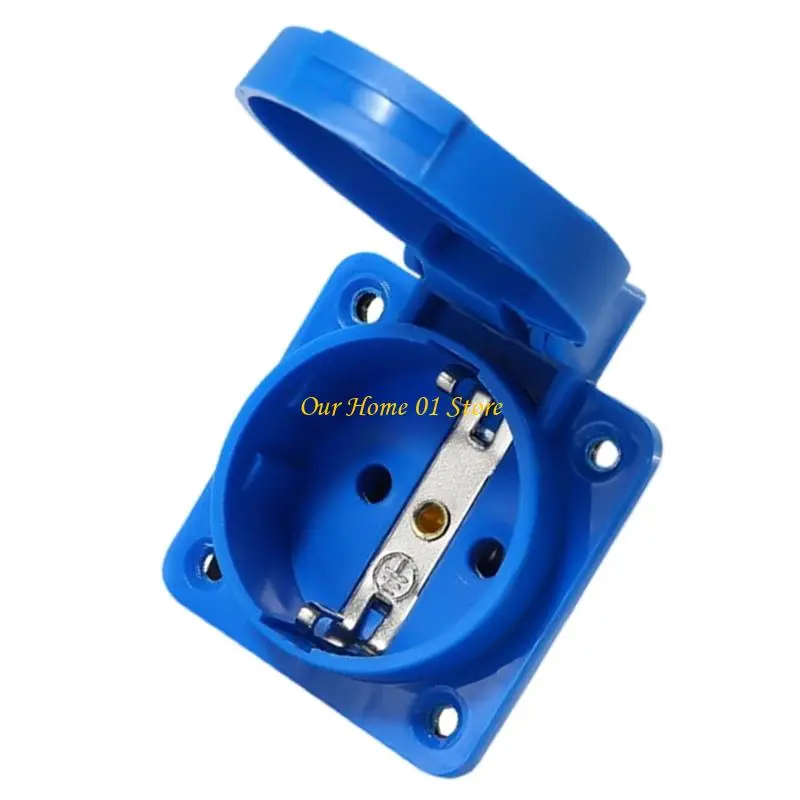 M4YC Universals Outdoor Electrical Socket Embedded Receptacle Industrial Wiring Connector Power Outlet Easy to Install