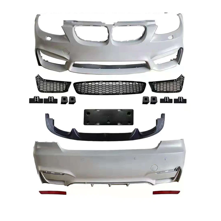 Auto parts 3 series E92 M4 body kit front bumper rear bumper grille side skirt for 2006 2007 2008