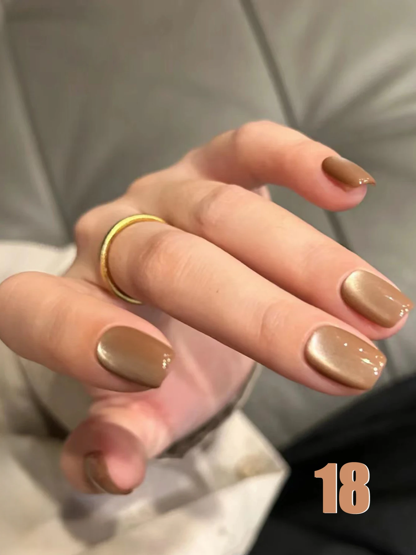 MIANEL 12 ml Secret Deep Purple Cat's Eye Gel Nagellack 202 Whitening Glass Beads Crystal Cat's Eye Nagellack Lila Nägel