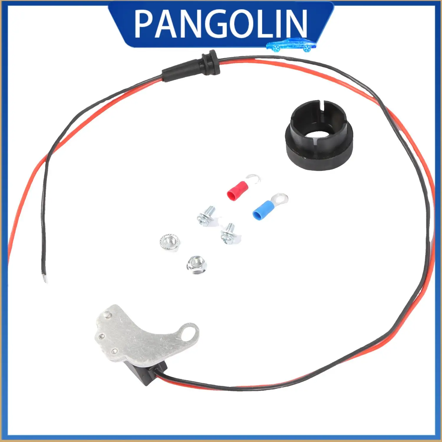 

PANGOLIN 1Set Points to Electronic Conversion Kit 1281 Ignitor for 1957 1974 Ford V8 Engines Hall Effect Trigger 12 Volt