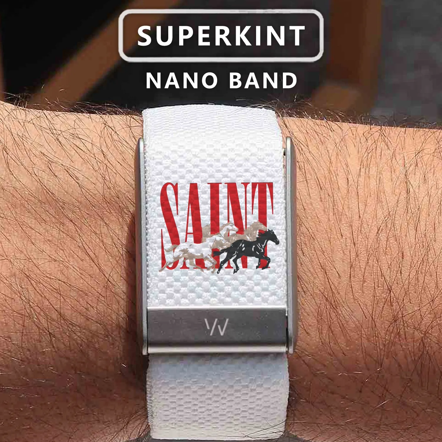 Whoop 5.0 MG Band Horse Letter Print Nylon Woven Strap Metal U Frame Sport Replacement Wristband Fashion Fitness Accessories