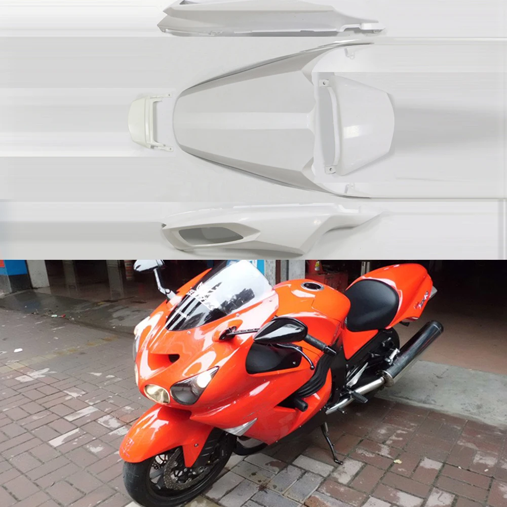 

New Motorcycle Unpainted White Rear Tail Fairing For Kawasaki Ninja ZX-14R ZZR1400 2006-2011 2006 2007 2008 2009 2010 2011