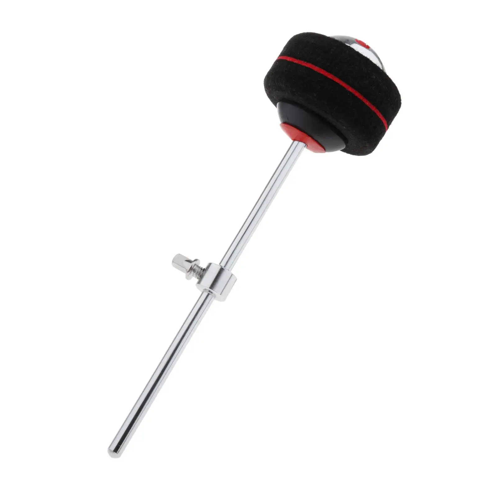 Drum Kick Beater Head,Stainless Steel Shank,Black Felt Drum Pedal Beater,Percussion Accessory