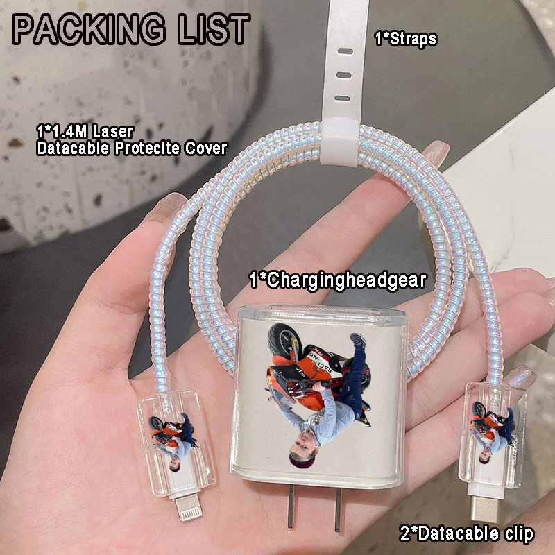 ตลกHasbulla MagomedovนักมวยสําหรับIPhone 15 14 13 Pro Max 18/20W Charger & ชาร์จProtectorข้อมูลWinder