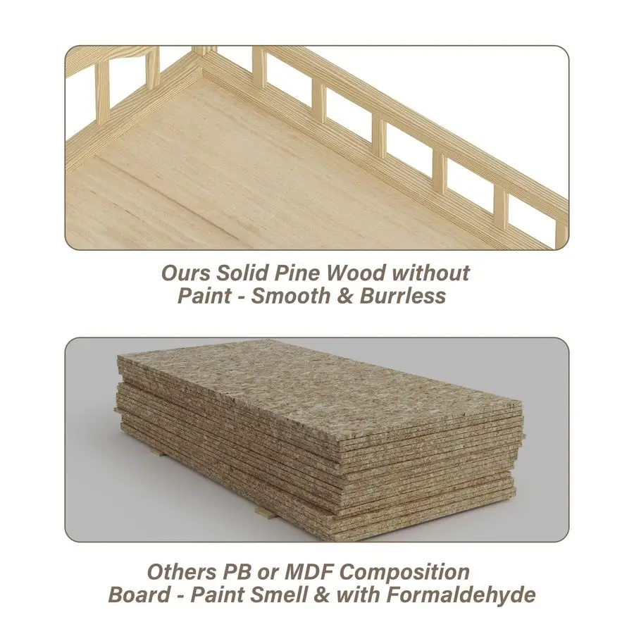 طاولة تغيير حفاضات الأطفال من خشب الصنوبر مع أرفف تخزين، محطة تغيير حفاضات الحضانة المحمولة للرضع، غرفة الأطفال، غرفة النوم #5