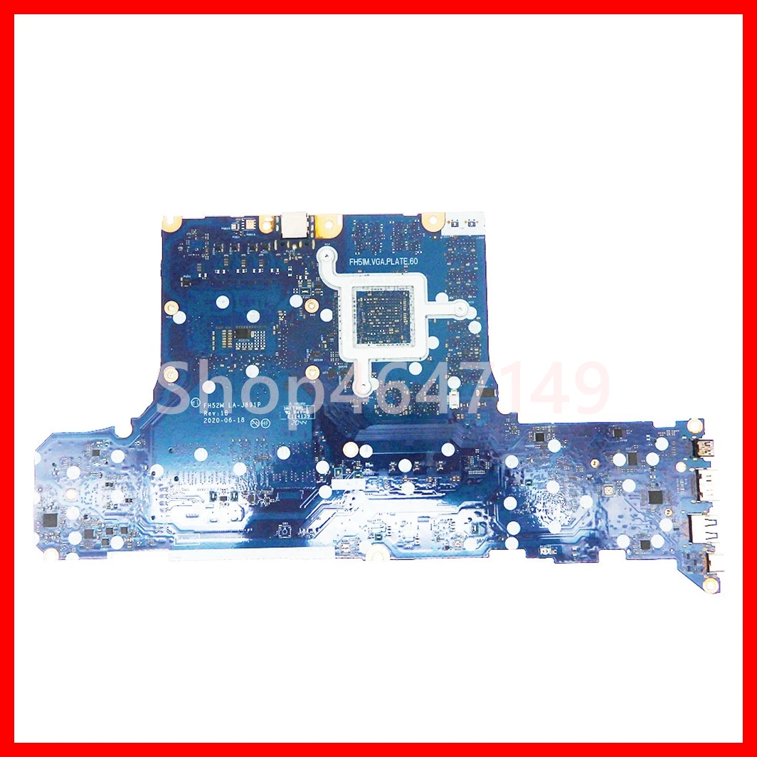 LA-J891P Notebook Mainboard For Acer Predator PH315-53 Laptop Motherboard With i7-10750H CPU RTX2060 GPU 100% Test OK