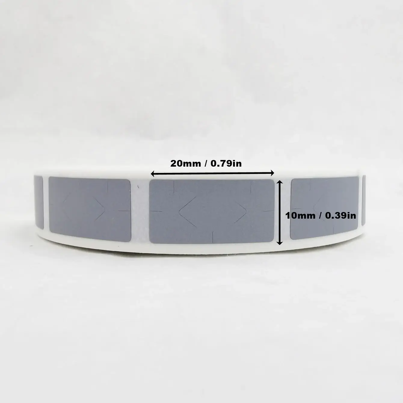 1000pcs/Lot 10x20mm SCRATCH OFF Label Sticker DIY Manual Hand Made Gray Silver  Scratched Card Or Game Card