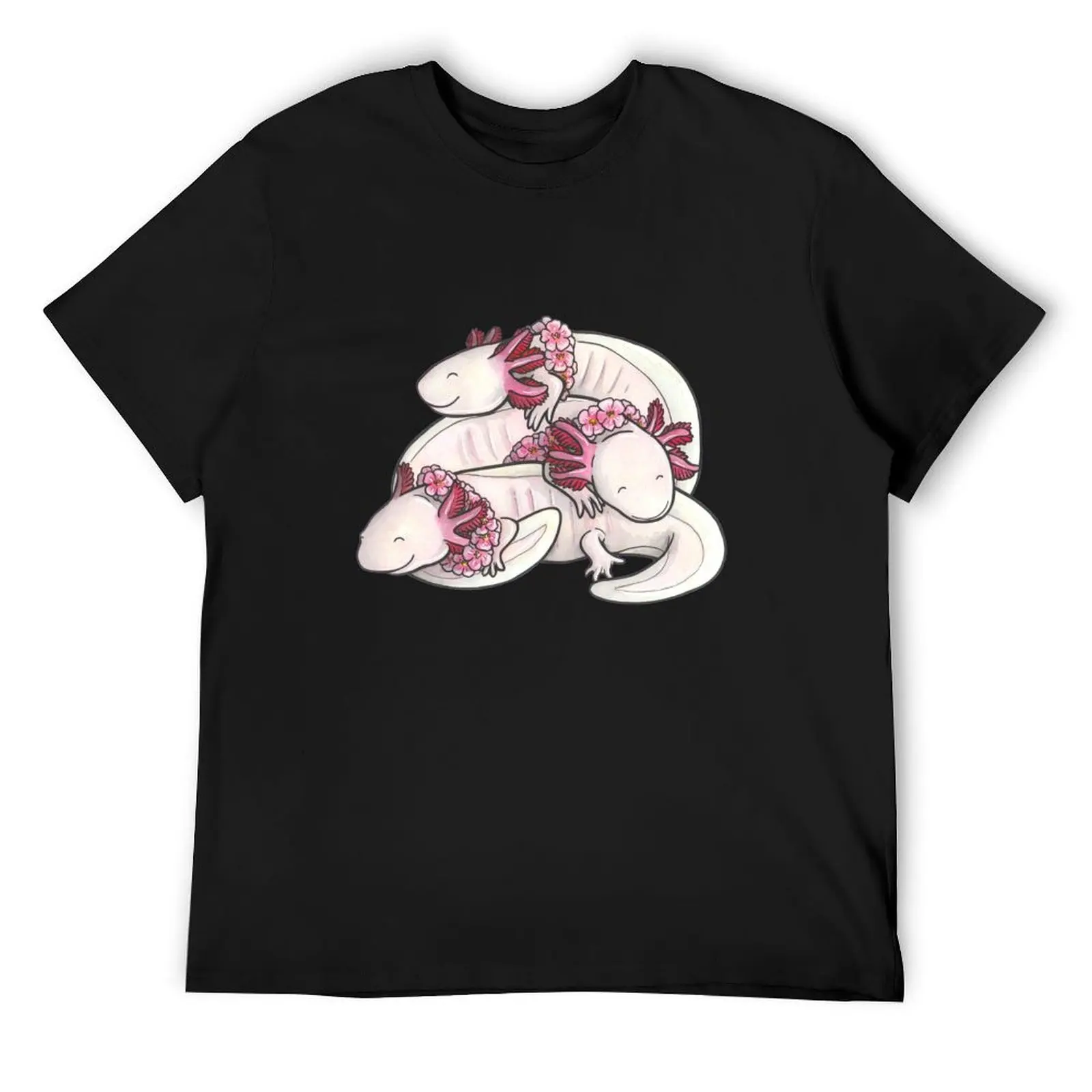 Sleeping pile of axolotls T-Shirt Blouse essential t shirt heavyweight t shirts for men