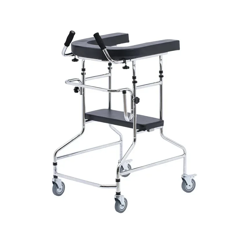 

Adult Orthopedic Walker Elderly Disabled Walker Rehabilitation Height Adjustable Training