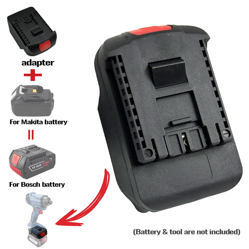 Image of Adapter für Bosch 18V Li-Ion-Werkzeug auf Makita 18V Li-Ion-Akku, Adapter-Konverter für Bosch Elektrowerkzeug-Zubehör