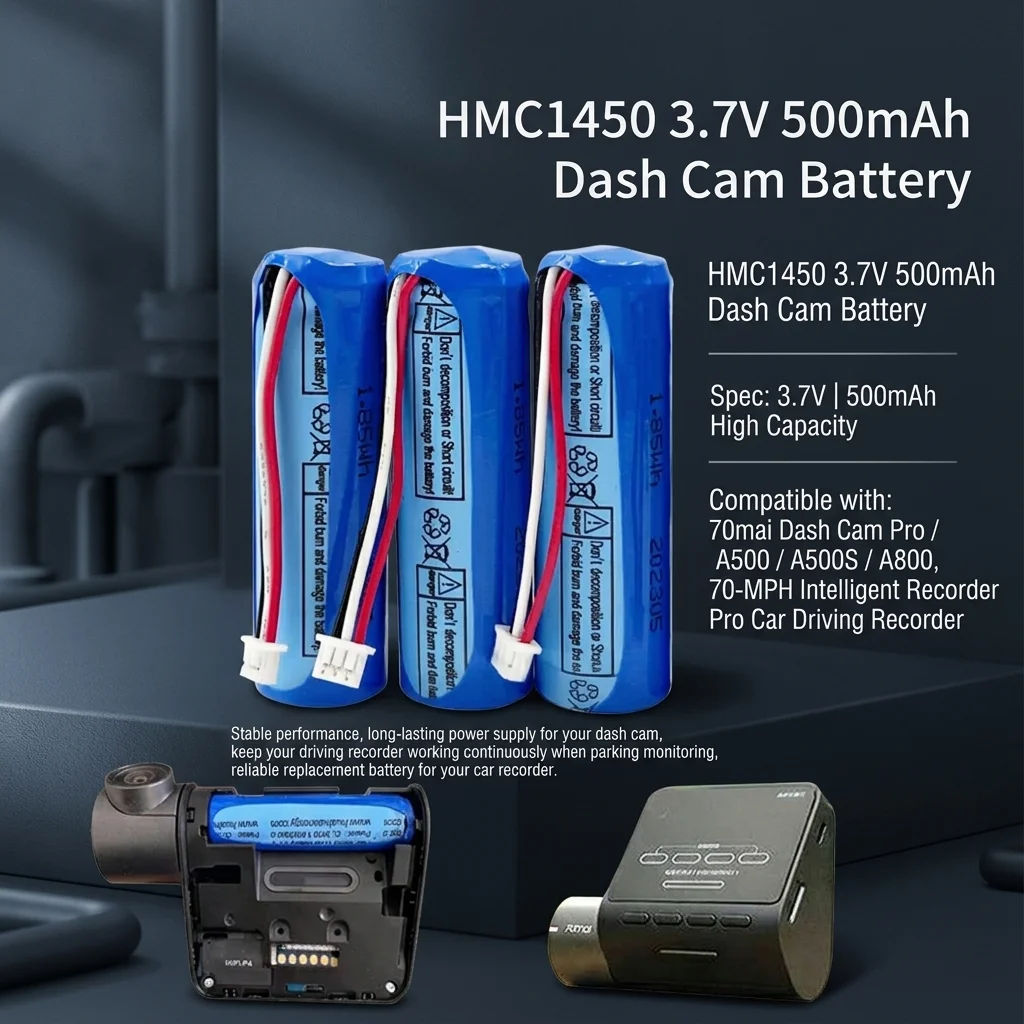 PURFIELD HMC1450 3.7V 500mAh Original Lithium Battery 70mai 
