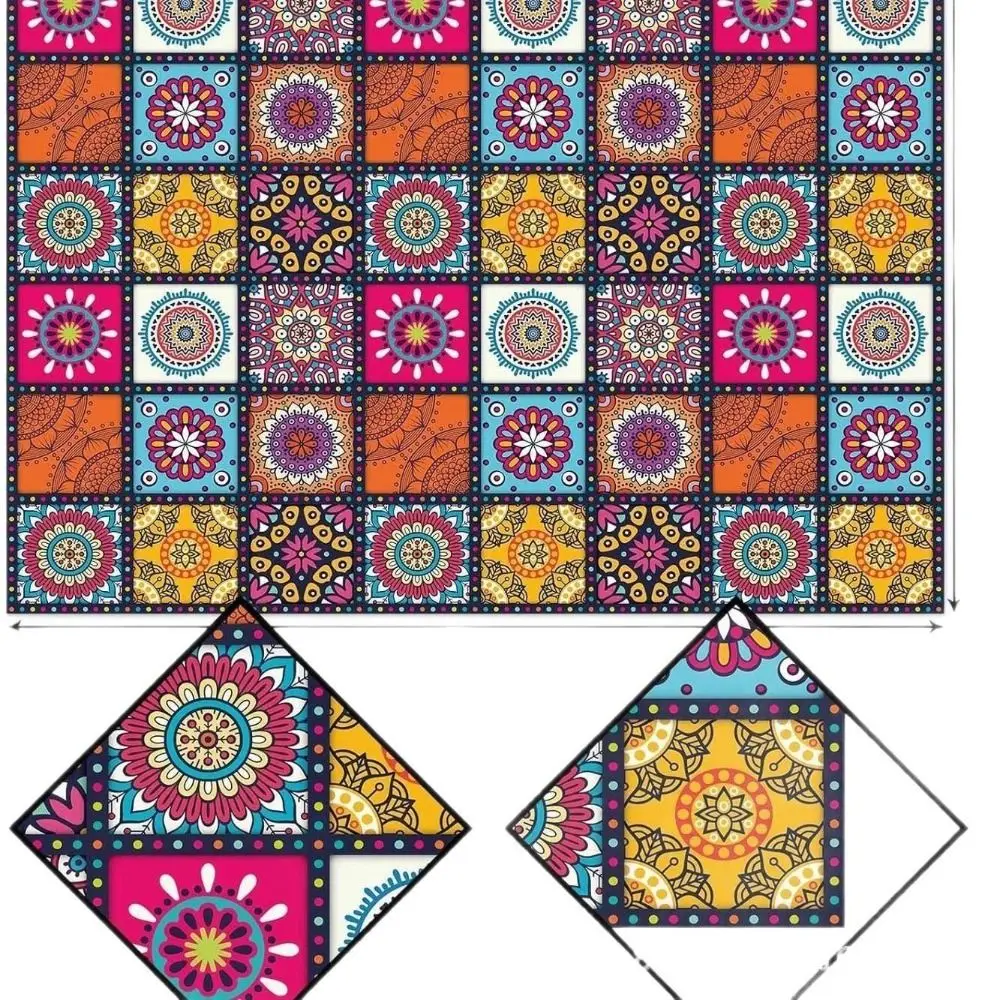 New Rectangular Bohemian Tablecloth Mandala Bohemian Cycle Table Cover Colorful Home Decoration Table Cloths Party