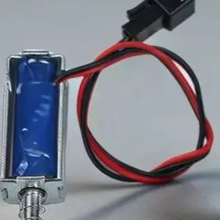 2pcs DC6V-24V Push Pull Solenoid Valve For Express Cabinet Lock Vending Machine Self For Reset Electromagnetic Actuator