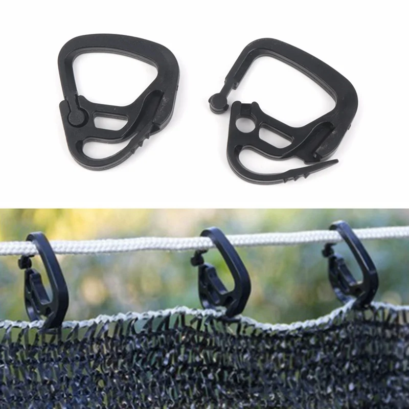 10pcs Agriculture Greenhouse Film Sun Shade Net Install Clips Instant Grommet Garden Netting Fittings Sunshade Net Clamp