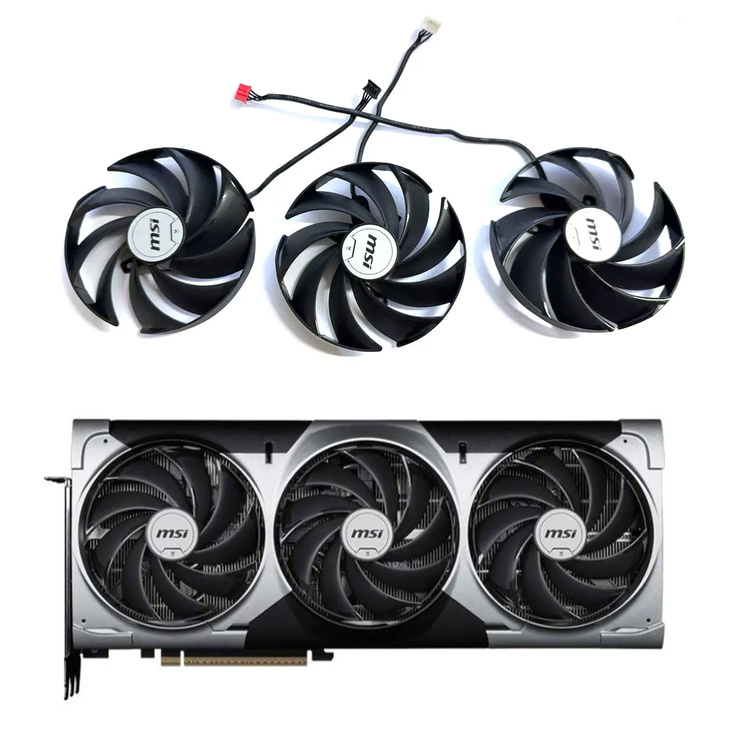 Cooler 95MM PLD10020B12H 95MM 4PIN DC 12V 0.65A suitable for MSI RTX 5090D 5080 VENTUS 3X OC graphics card