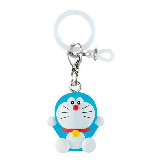 BANDAI Doraemon Action Figures Model Nobita Nobi Dorami Doraemon Any Door Key Buckle Capsule Toys Ornament Original