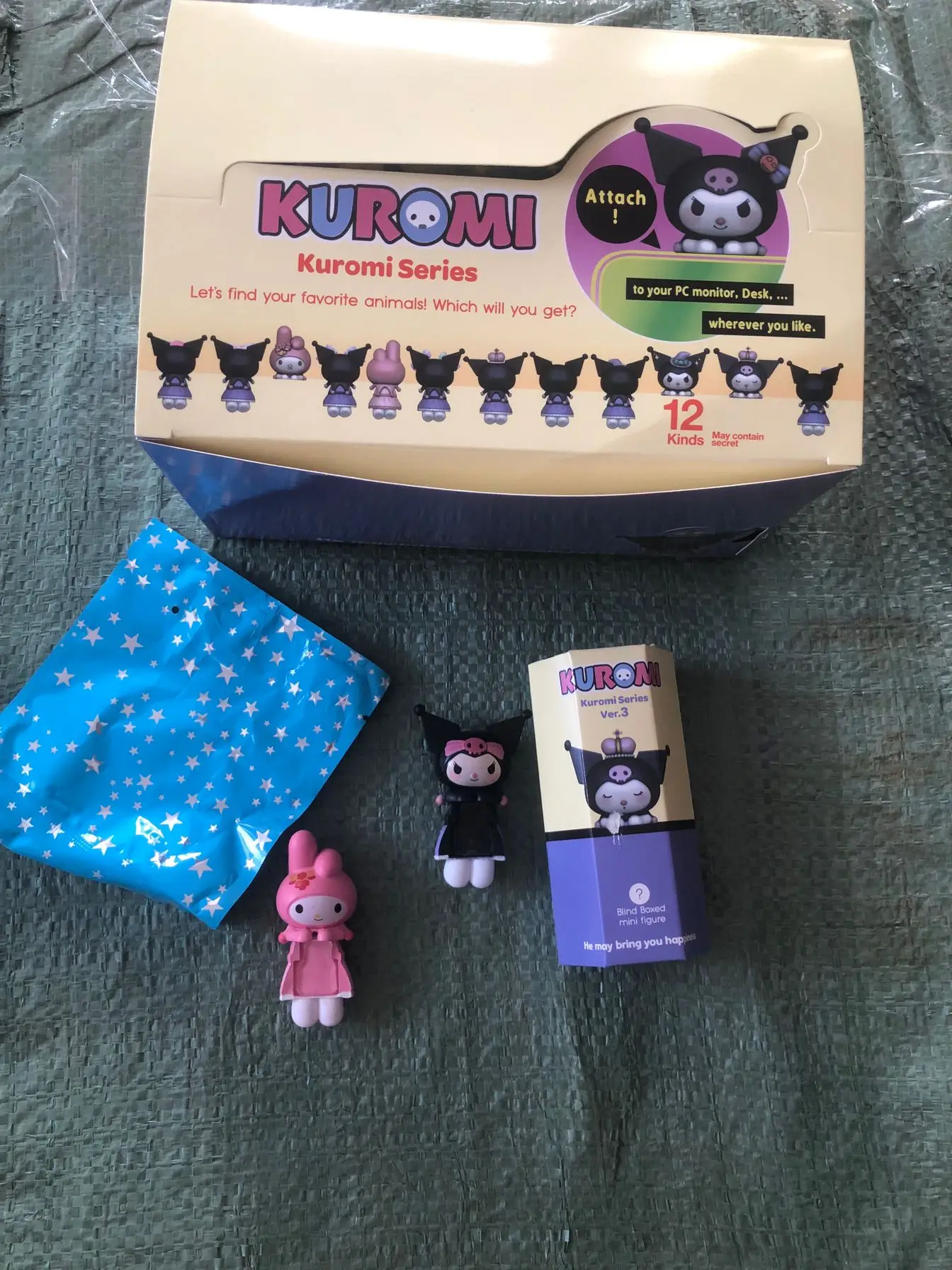 Miniso Sanrio Melody Kuromi Sonny Angel Surprise Blind Box Kawaii Mysterious Blind Box Figure Christmas Model Dolls Gifts Toys