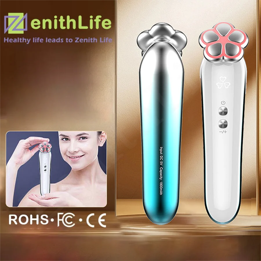ZenithLife EMS Eye Beauty Device 2025 RF-technologie Warme massage Lifting en verhelderende huid Snel opladen Cadeau voor vriendin