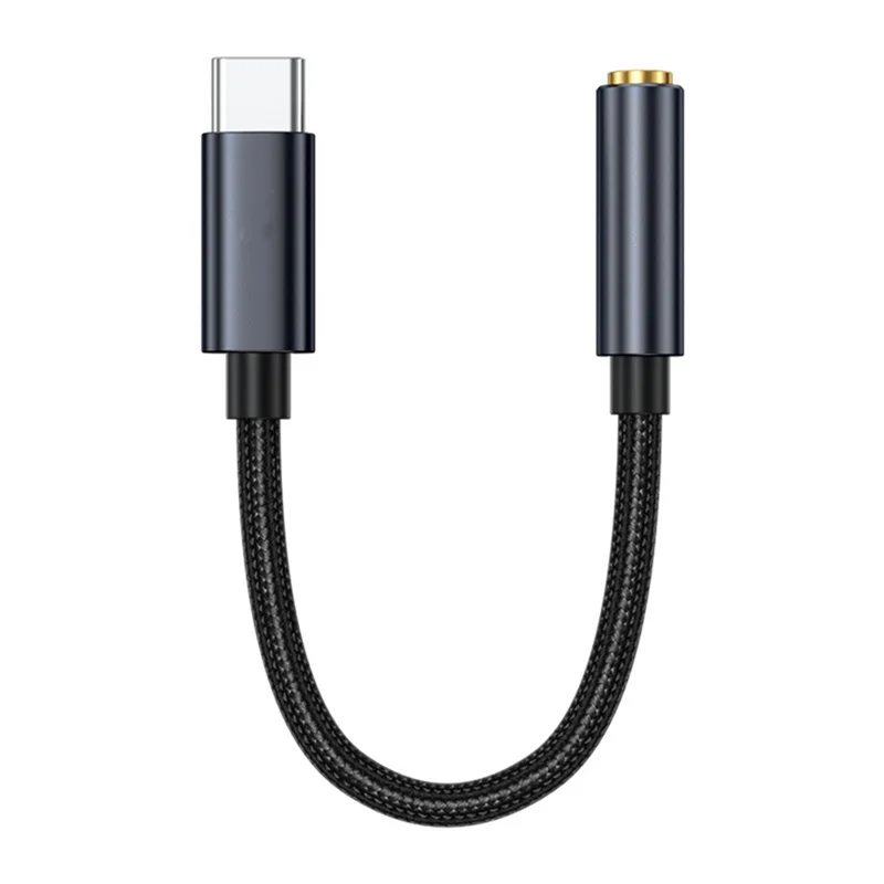 

【ВАРЯЦИЯ】Адаптер аудиокабеля USB C до 3,5 мм типа C Aux Адаптер аудиокабеля USB C ЦАП Адаптер декодирования цифрового чипа
