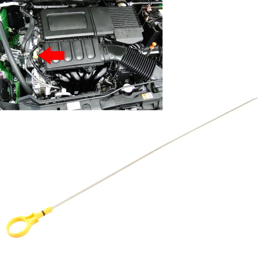 

ZJ0210450 Car Engine Oil Dipstick Indicator Oil Level Gauge Dipstick For Mazda 2 1.5L 2011-2014 For Mazda 3 1.6L 2008-2011