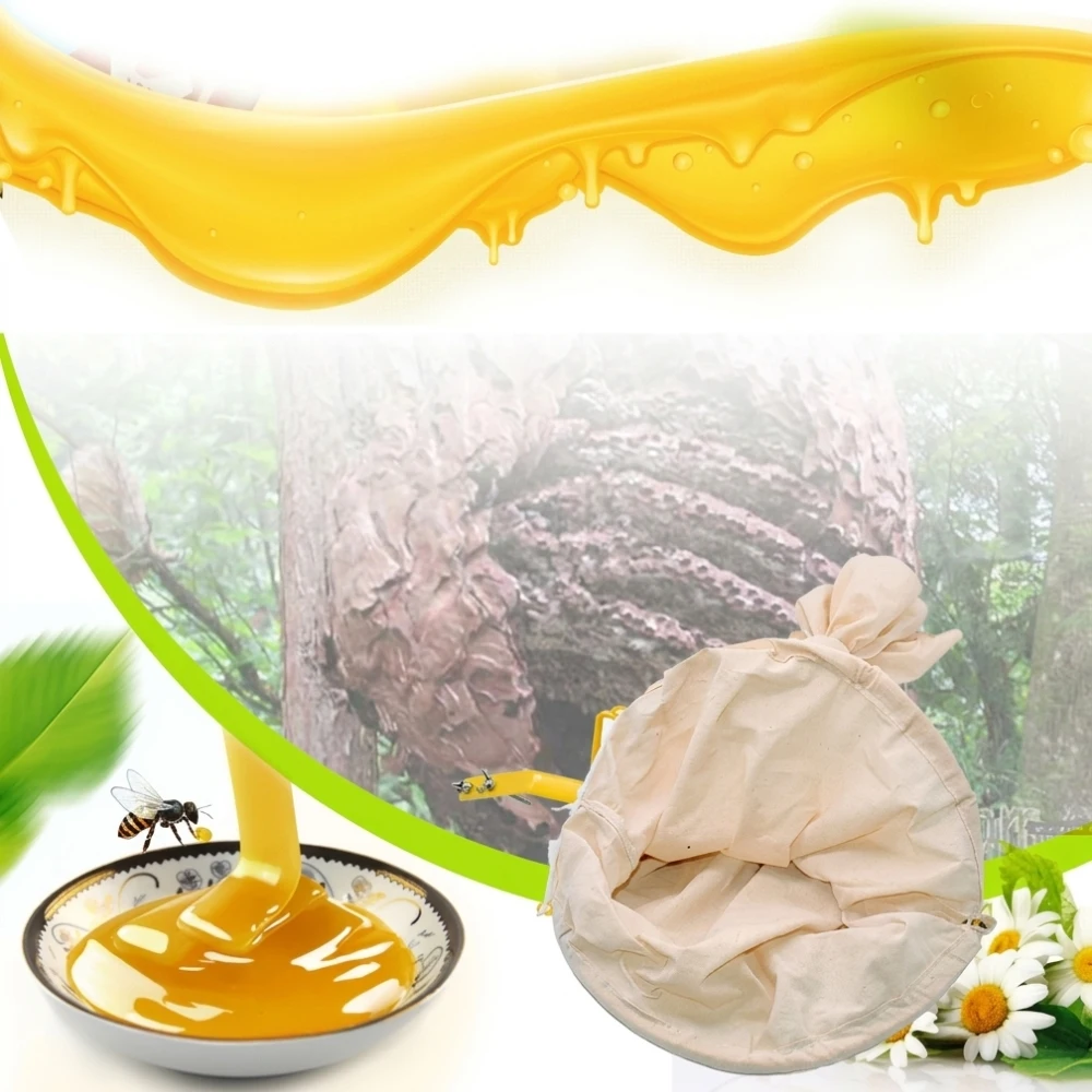 Bee Swarm Catcher Tool With Aluminum Pole Honey Bee Harvesting Bag Professional Beekeeping Supplies Farm Equipment