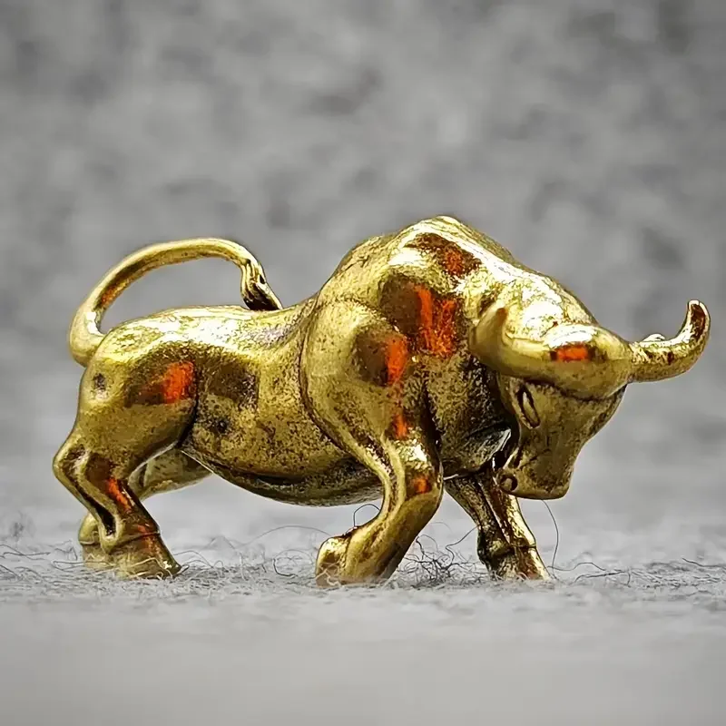 Escultura de metal en miniatura de toreo 3D de estilo vintage: perfecta para decoración del hogar y la oficina, llavero con dije o regalo coleccionable