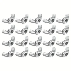 20pcs Butterfly Wing Nuts M3 M4 M5 M6 M8 M10 Zinc Plated Wing Nuts Zinc Plated Hand Tighten Nut Zinc Plated Fasteners Parts