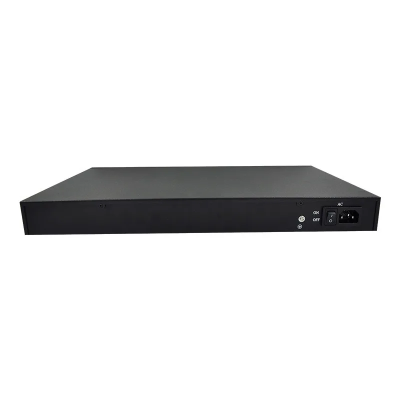 Switch Gigabit POE de 24 puertos con fuente de alimentación de 48V para transmisión de red AP
