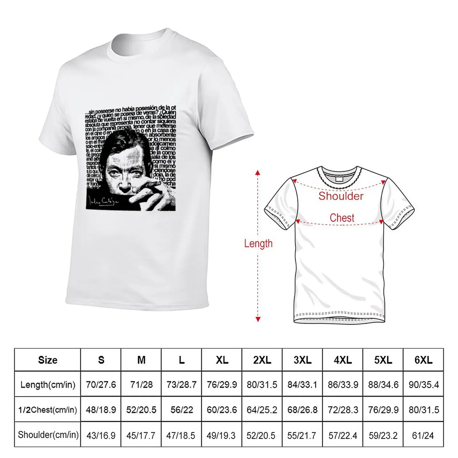 New Julio Cortázar - Rayuela T-Shirt customized t shirts vintage t shirt sublime t shirt oversized shirts mens tall shirts