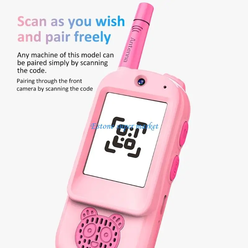 

090B Multiple Scenario Video Walkie Radio for Children Highlighting Full Resolution Calls