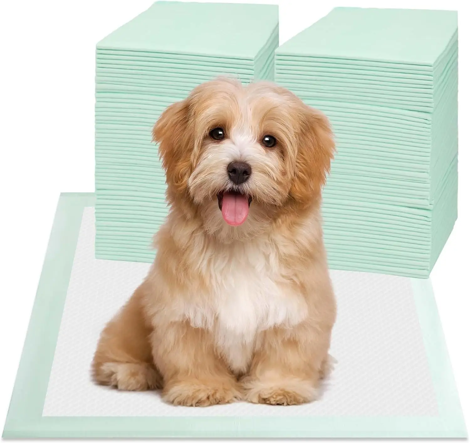 

100 Count Disposable Pet Training Pads Ultra Absorbent Quick Dry Leak Proof 18x13 Inch for Dogs Cats Small Animals