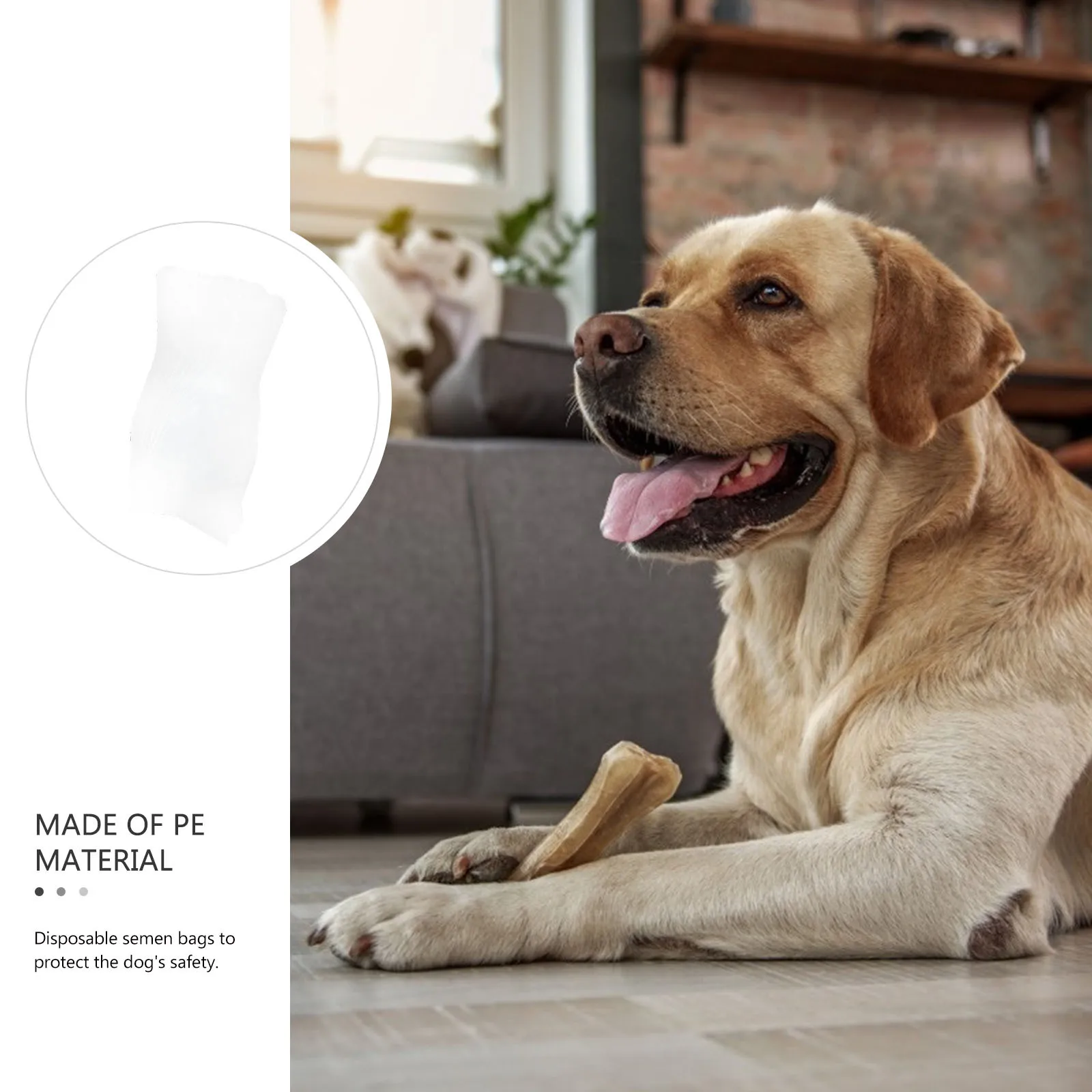 

10Pcs Artificial Bags for Dogs Safe Disposable Collection Pouches Pet Breeding Supplies Container