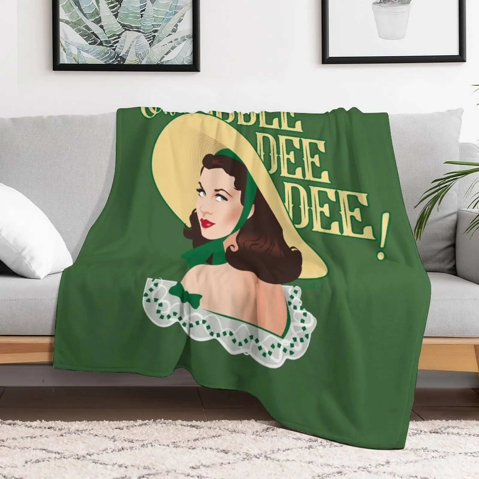 Fiddle-dee-dee! Throw Blanket Nap Bed Fashionable Blankets