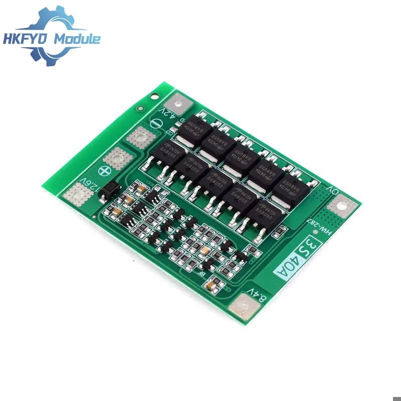 3S/4S 40A 60A Li-ion Lithium Battery Charger Protection Board 18650 BMS For Drill Motor 11.1V 12.6V/14.8V 16.8V Enhance/Balance