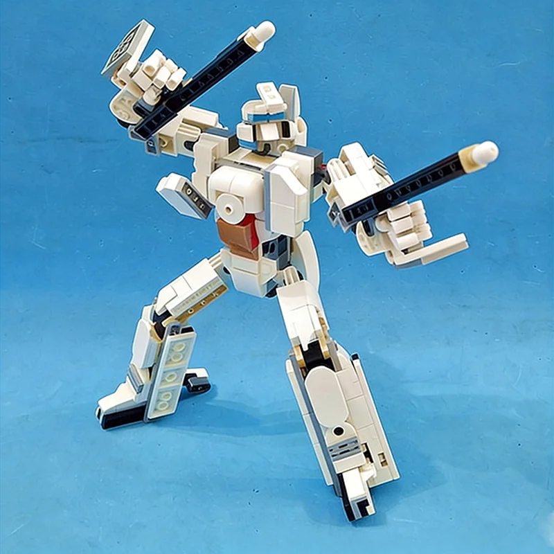 397pcs MOC Creator 3 1 Transformer Brainstorm Cybertronian Jet Model Building Blocks Construction Christmas Gifts Toys DIY Idea