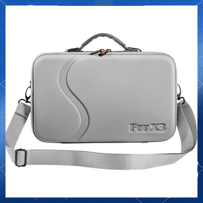 

1 Piece Carrying Case Gray PU+Spandex For Insta 360 X3 Storage Bag Action Camera Handbag Box For Insta 360X3
