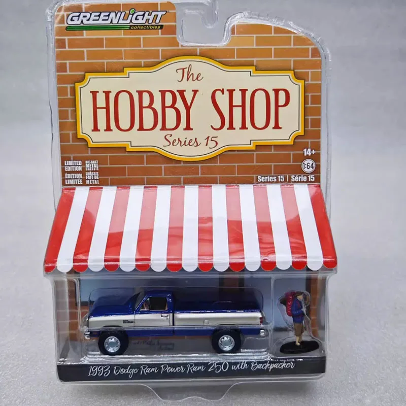 GreenLight 1:64 Scale 1993 Ram 350/250 Pickup Truck Alloy Car Model Classic Adult Souvenir Gift Static display Hobby Collection