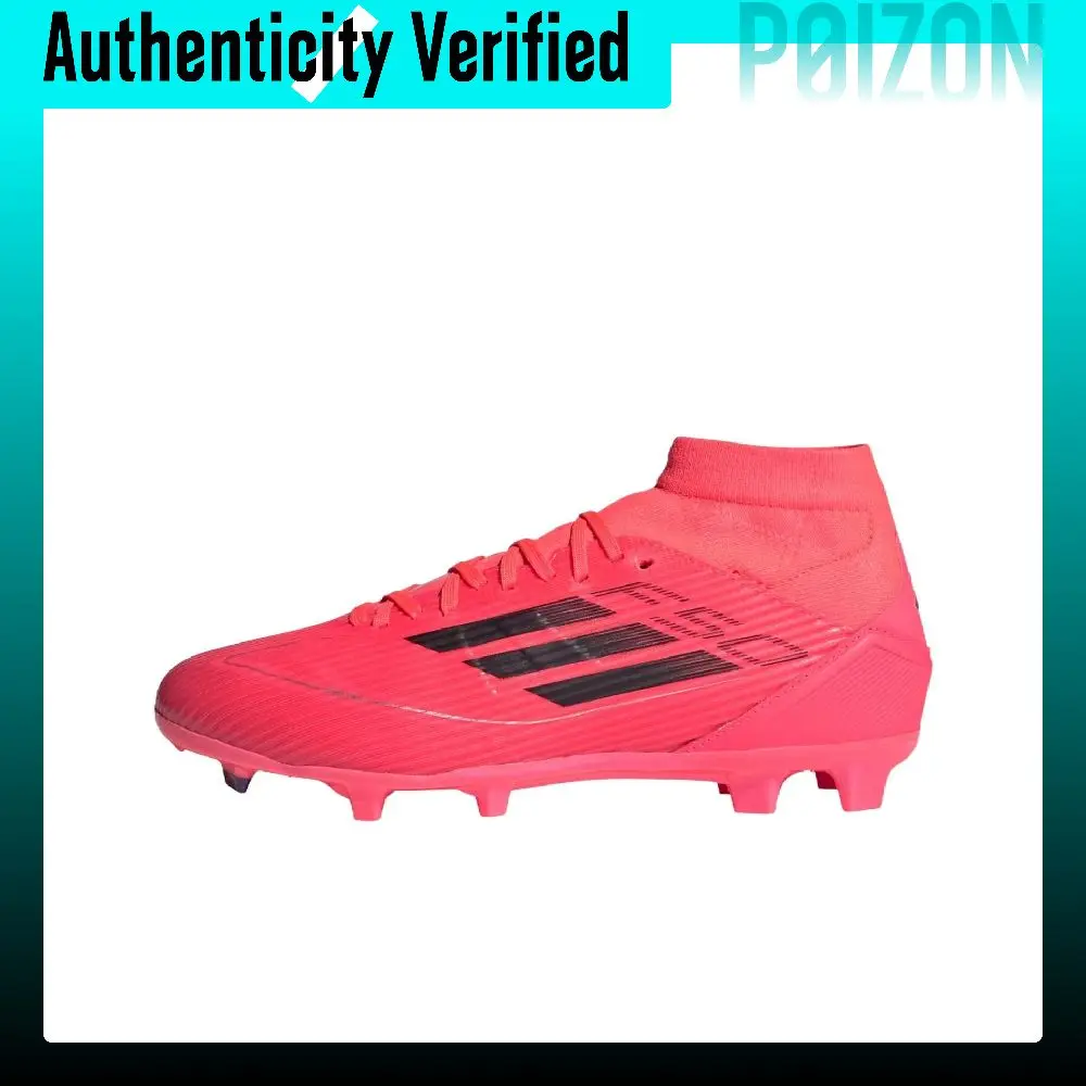 Adidas F50 Slip Resistant Abrasion Resistant Slip Resistant Abrasion Resistant Soccer Shoes Unisex Red IH3813