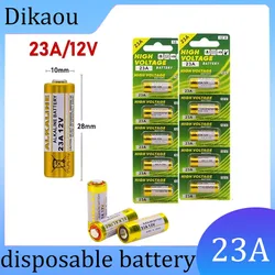 Batteria alcalina 12V A23 23A 23A 23GA A23S E23A EL12 MN21 MS21 V23GA L1028 GP23A LRV08 batteria a secco per campanello con telecomando