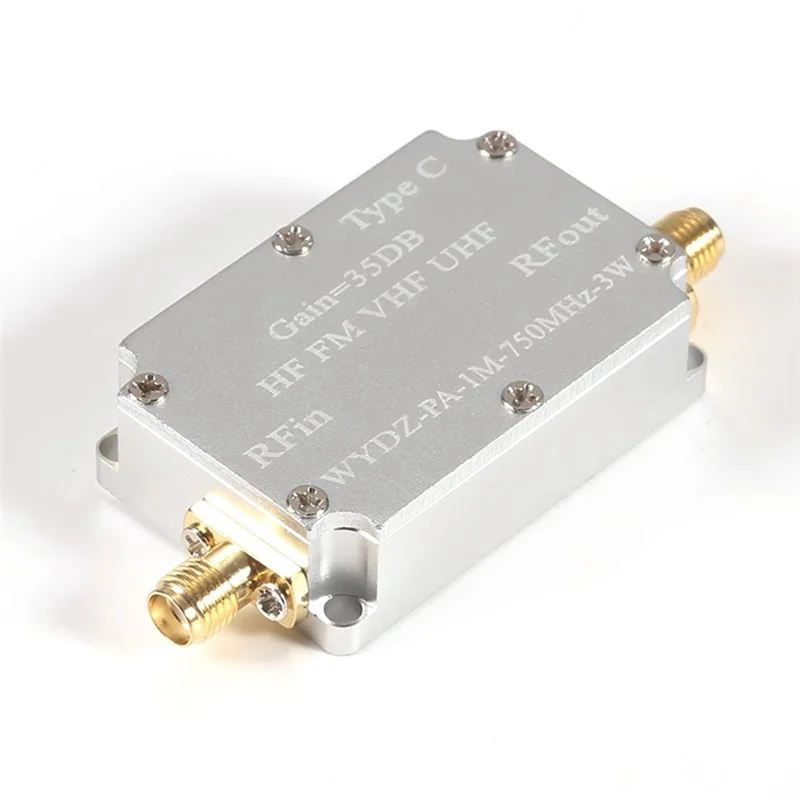 ABGI-FM الارسال 1-750Mhz 3W النطاق العريض RF مكبر كهربائي ل VHF UHF FM للراديو على الموجات القصيرة أجهزة الاتصال اللاسلكي