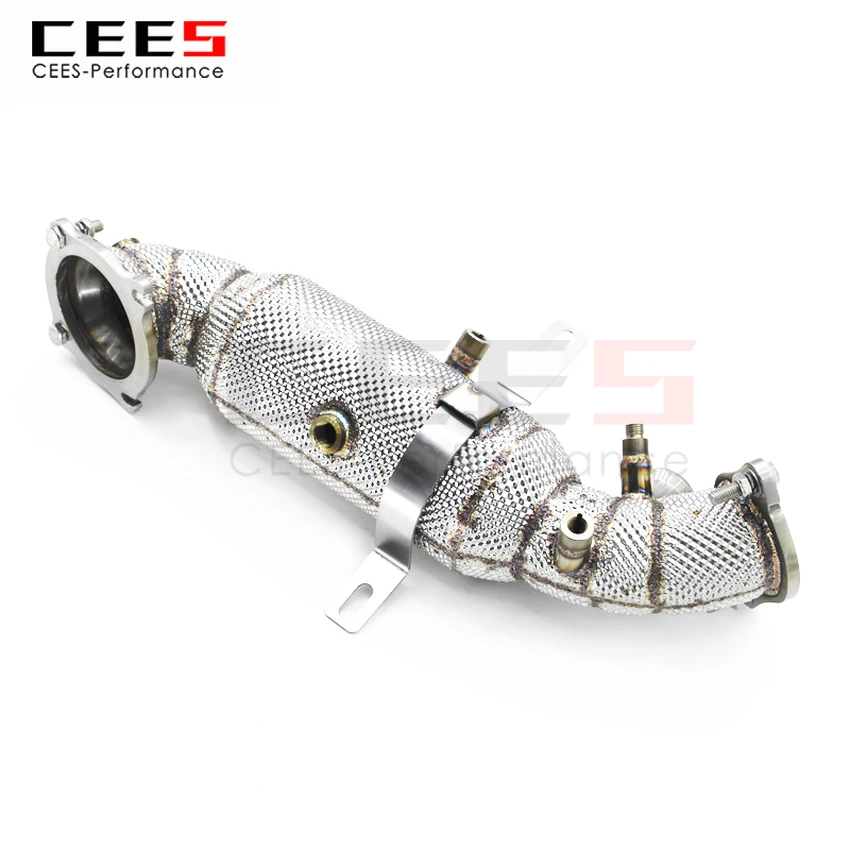 CEES Exhaust System For Alfa Romeo Giulia Headers With Catalyst Test Pipe Converter High Flow Catted Exhaust Downpipe